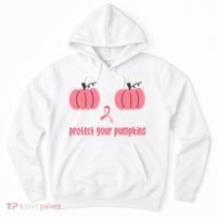 Protect Your Pumpkins Breast Cancer Awareness Hoodie thumb 0