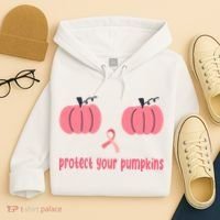 Protect Your Pumpkins Breast Cancer Awareness Hoodie thumb 4