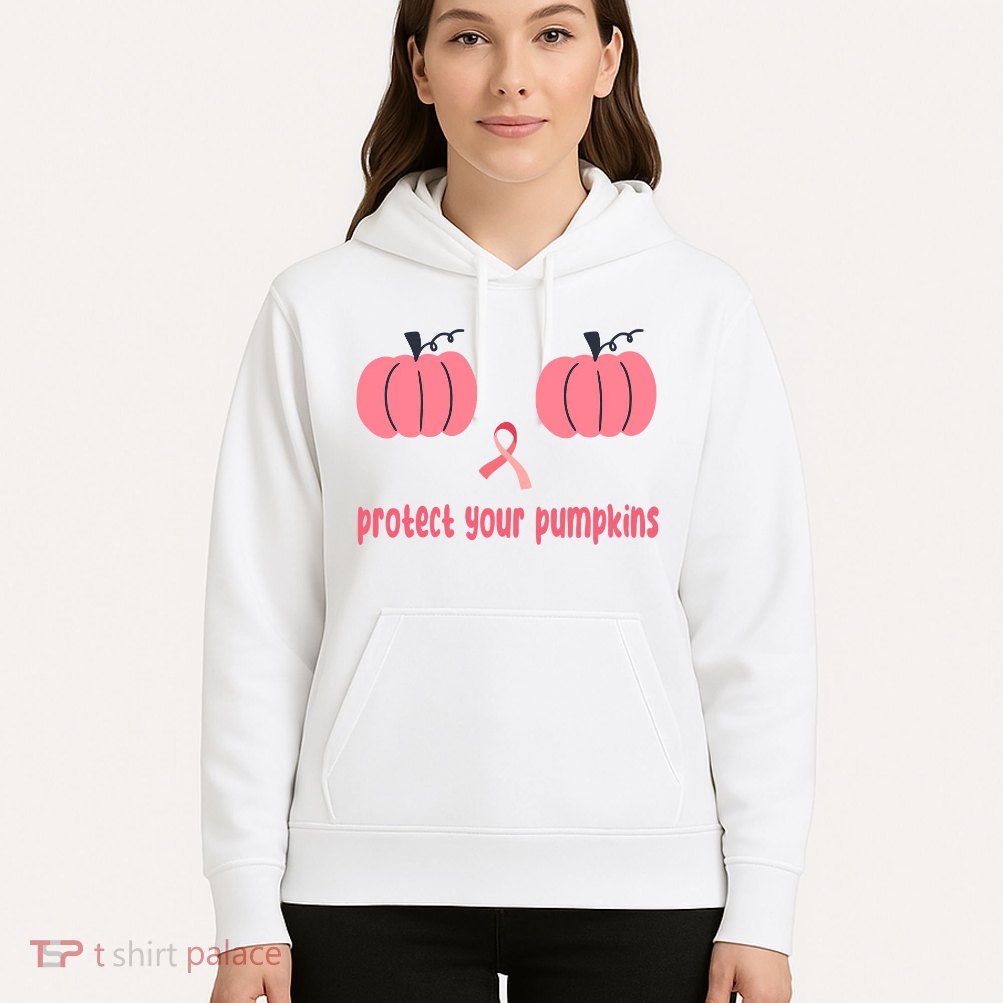 Protect Your Pumpkins Breast Cancer Awareness Hoodie