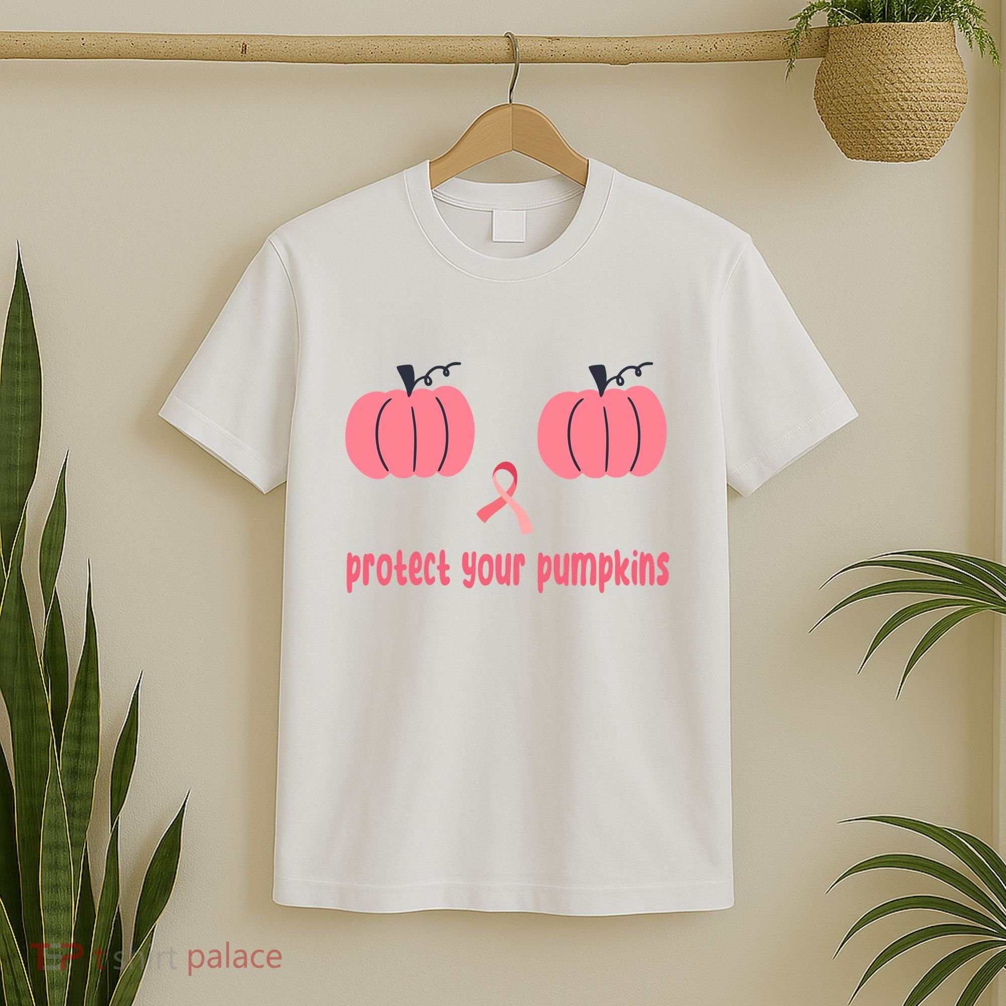 Protect Your Pumpkins Breast Cancer Awareness T-Shirt