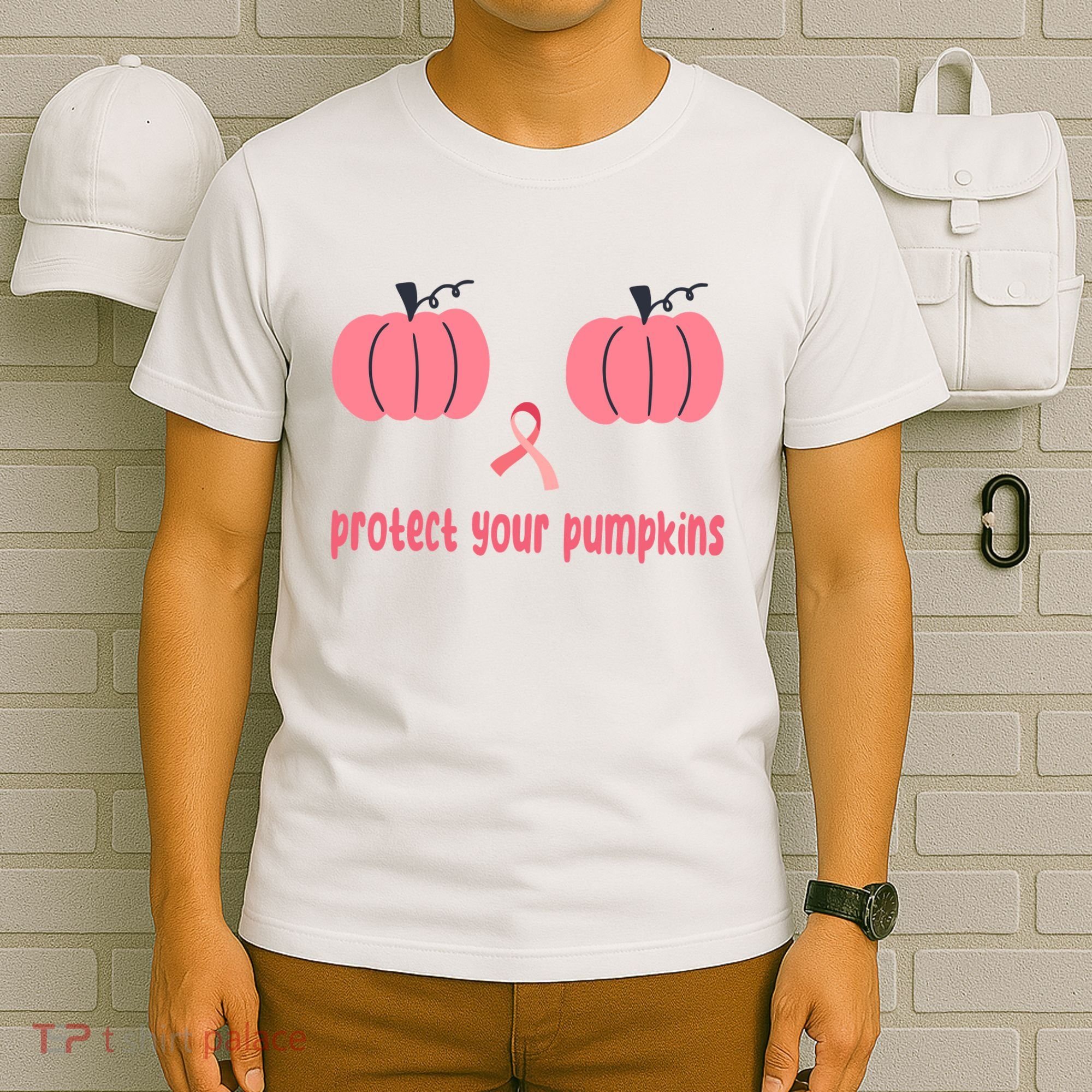 Protect Your Pumpkins Breast Cancer Awareness T-Shirt