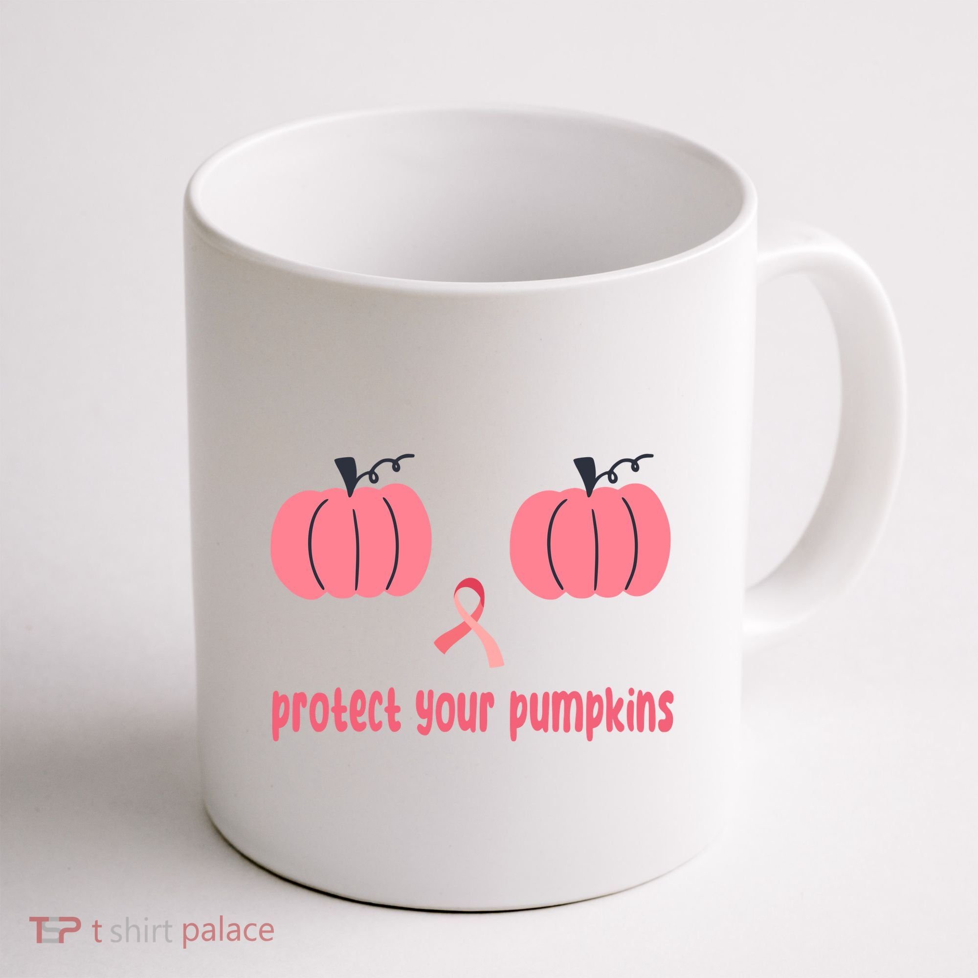 Protect Your Pumpkins Breast Cancer Awareness Coffee Mug