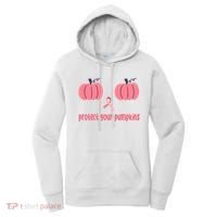 Protect Your Pumpkins Breast Cancer Awareness Women's Hoodie thumb 0