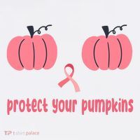 Protect Your Pumpkins Breast Cancer Awareness Women's Hoodie thumb 2
