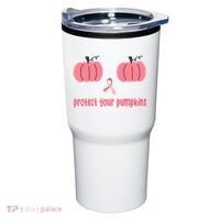 Protect Your Pumpkins Breast Cancer Awareness Tumbler thumb 0