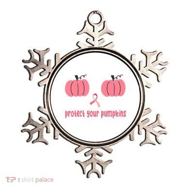 Protect Your Pumpkins Breast Cancer Awareness Ornament