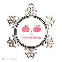 Protect Your Pumpkins Breast Cancer Awareness Ornament thumb 0
