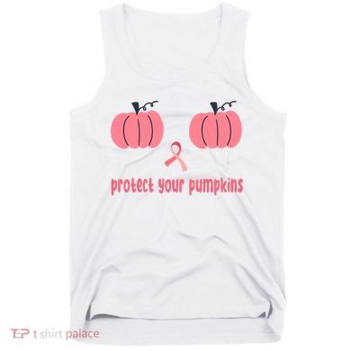 Protect Your Pumpkins Breast Cancer Awareness Tank Top