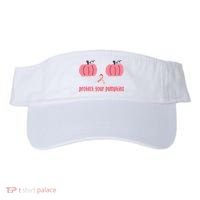 Protect Your Pumpkins Breast Cancer Awareness Visor thumb 0
