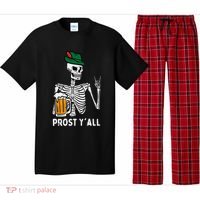 Prost YAll Skeleton Rocker Bavarian Rock Oktoberfest Pajama Set thumb 0