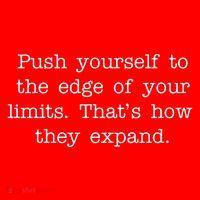 Push Yourself To The Edge Of Your Limits, That's How They Expand Mousepad thumb 1
