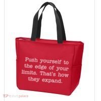 Push Yourself To The Edge Of Your Limits, That's How They Expand Tote Bag thumb 3