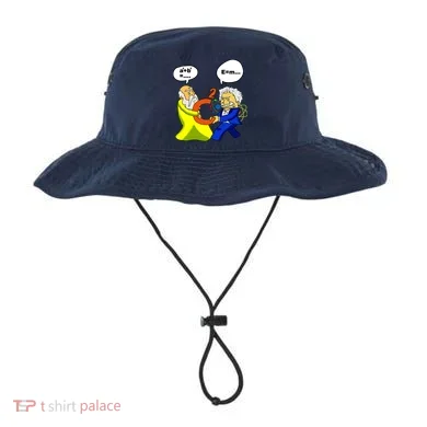 Pythagoras vs Einstein Funny Math Science Bucket Hat