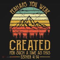 Perhaps You Were Created For Such A Time As This Christian Apron thumb 3