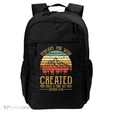 Perhaps You Were Created For Such A Time As This Christian Backpack