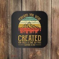 Perhaps You Were Created For Such A Time As This Christian Coaster thumb 0