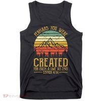Perhaps You Were Created For Such A Time As This Christian Tank Top thumb 0