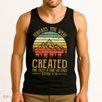 Perhaps You Were Created For Such A Time As This Christian Tank Top thumb 3