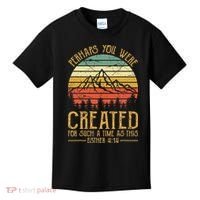 Perhaps You Were Created For Such A Time As This Christian Kids T-Shirt thumb 0