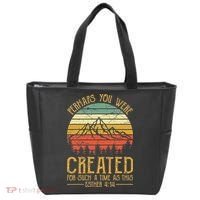Perhaps You Were Created For Such A Time As This Christian Tote Bag thumb 0
