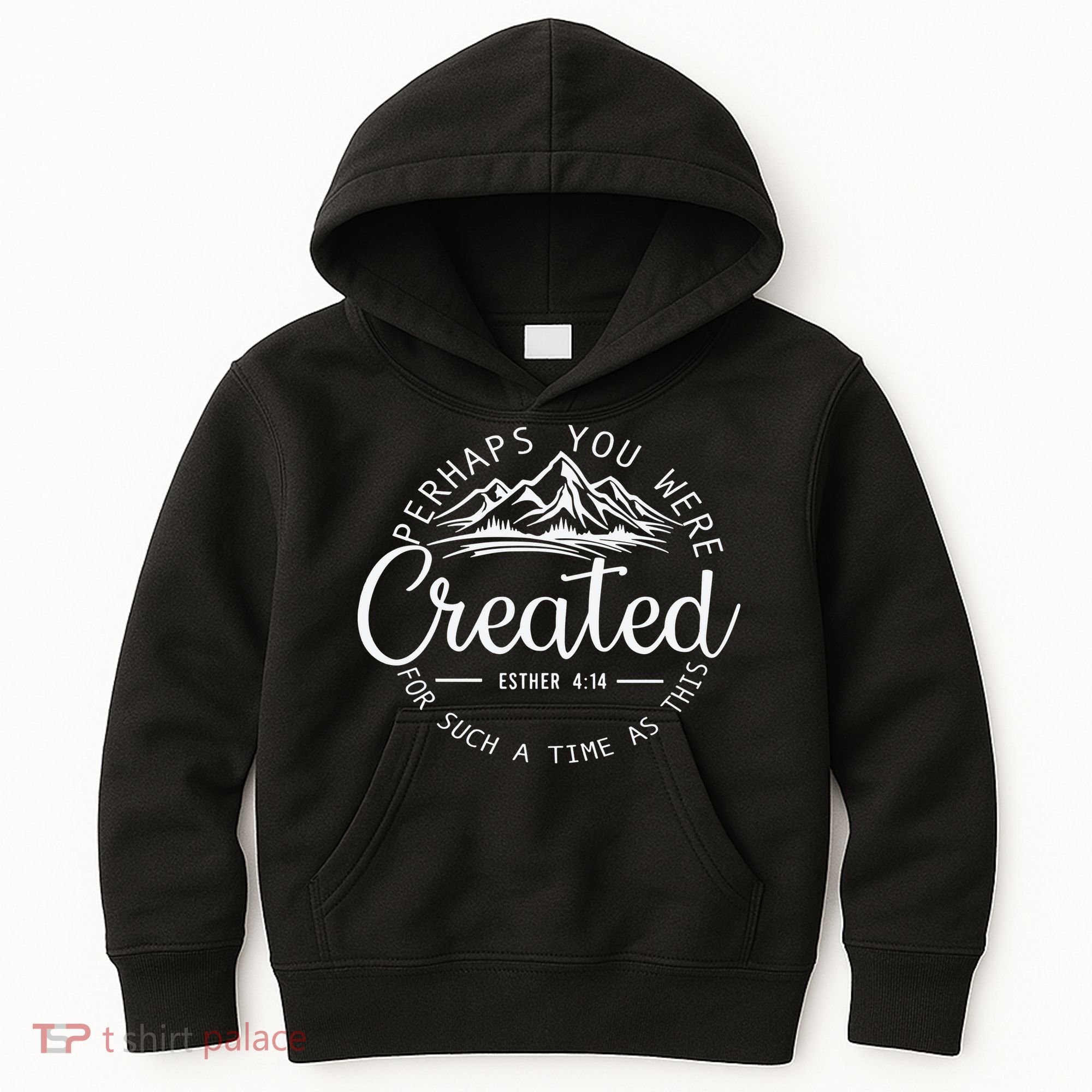 Perhaps You Were Created Christian Esther 4 14 Bible Verse Kids Hoodie