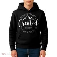 Perhaps You Were Created For Such A Time As This Religious Kids Hoodie thumb 4