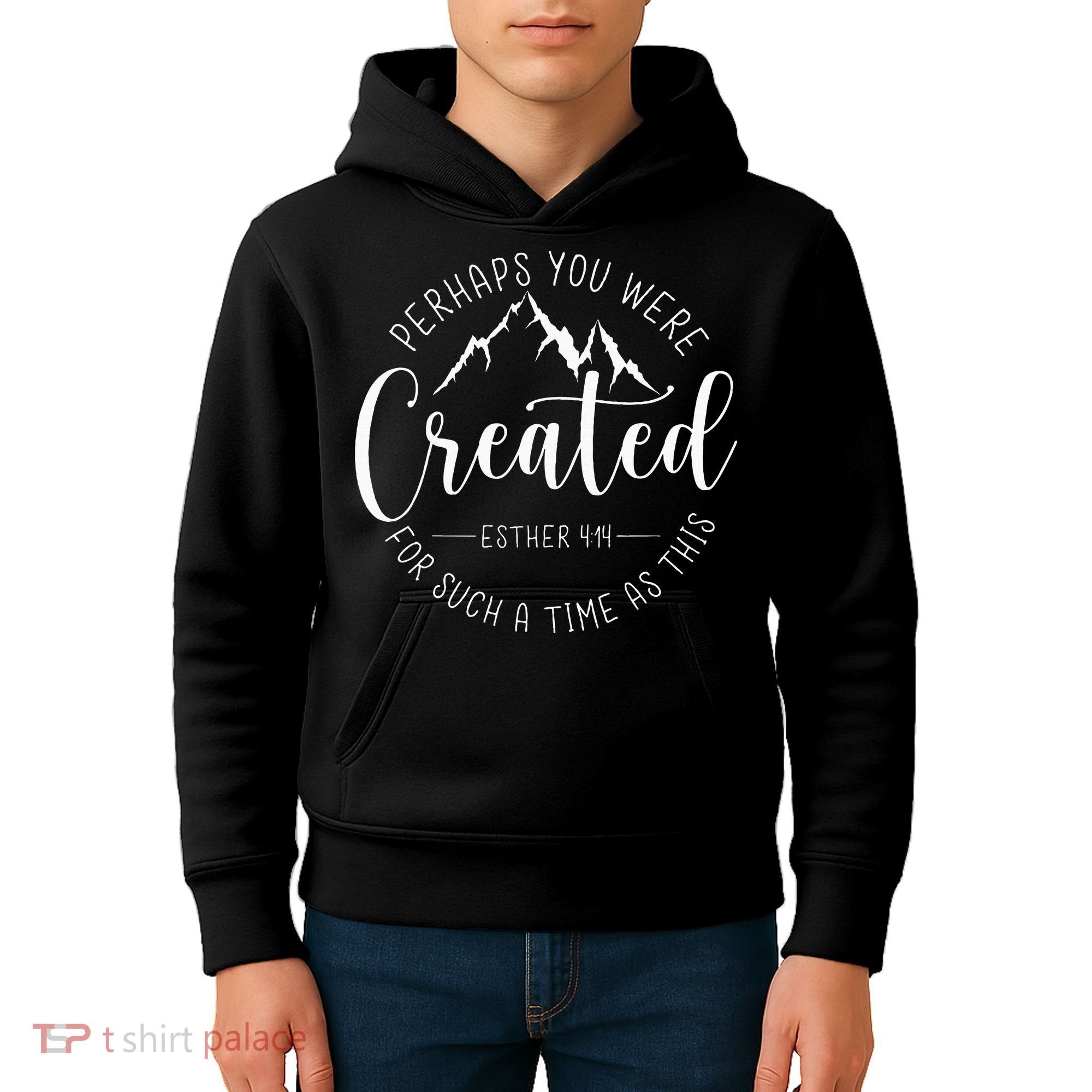 Perhaps You Were Created For Such A Time As This Religious Kids Hoodie