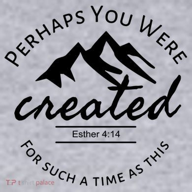 Perhaps You Were Created For Such A Time As This Esther 4 14 Great Gift Women's Racerback Cropped Tank