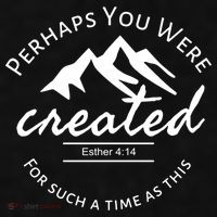 Perhaps You Were Created For Such A Time As This Esther 4 14 Great Gift Ladies PosiCharge Tri-Blend Wicking Tank thumb 2