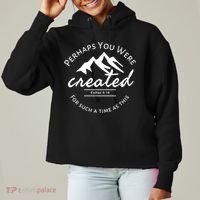 Perhaps You Were Created For Such A Time As This Esther 4 14 Great Gift Ladies Heavyweight Boxy Pullover Hoodie thumb 0