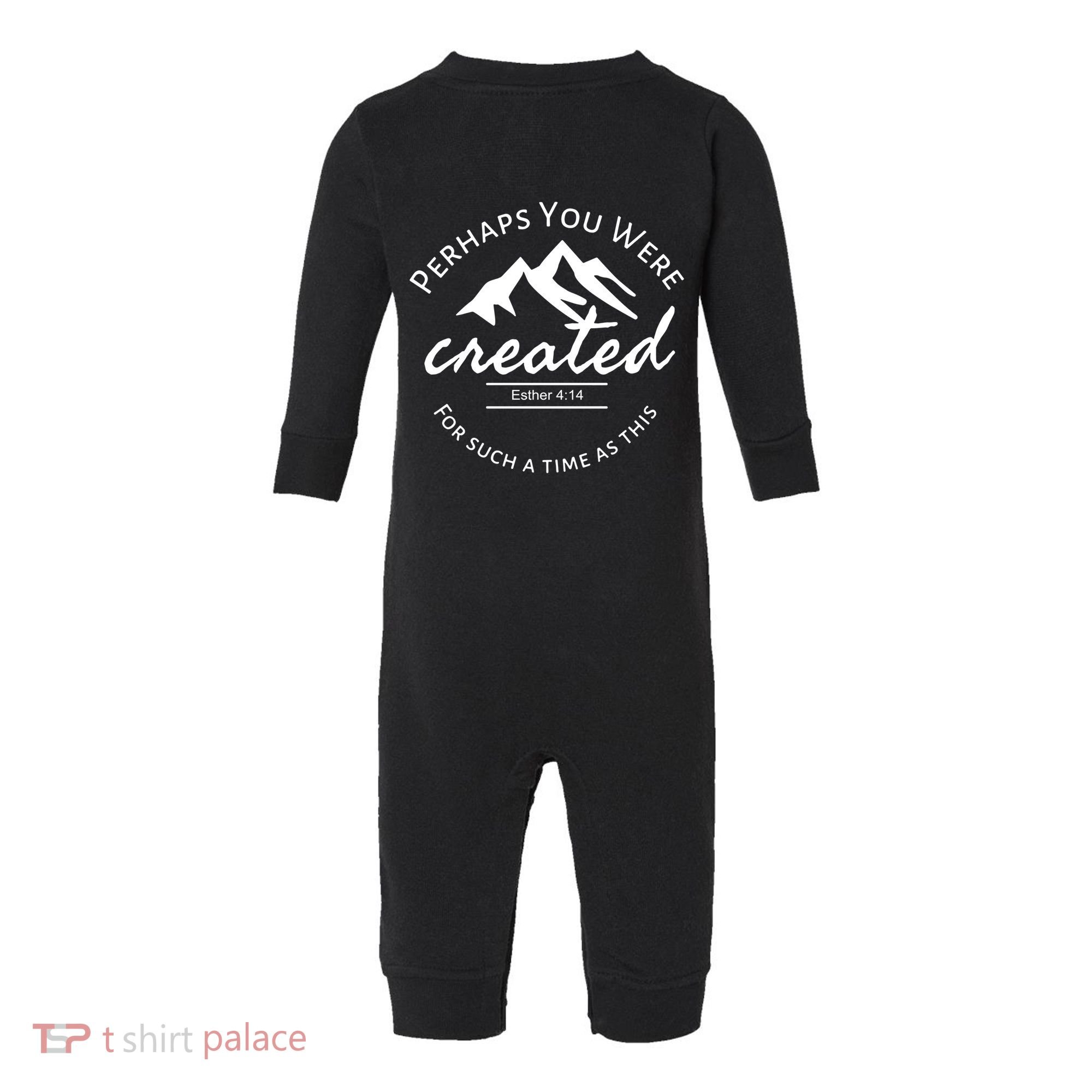 Perhaps You Were Created For Such A Time As This Esther 4 14 Great Gift Infant Fleece One Piece