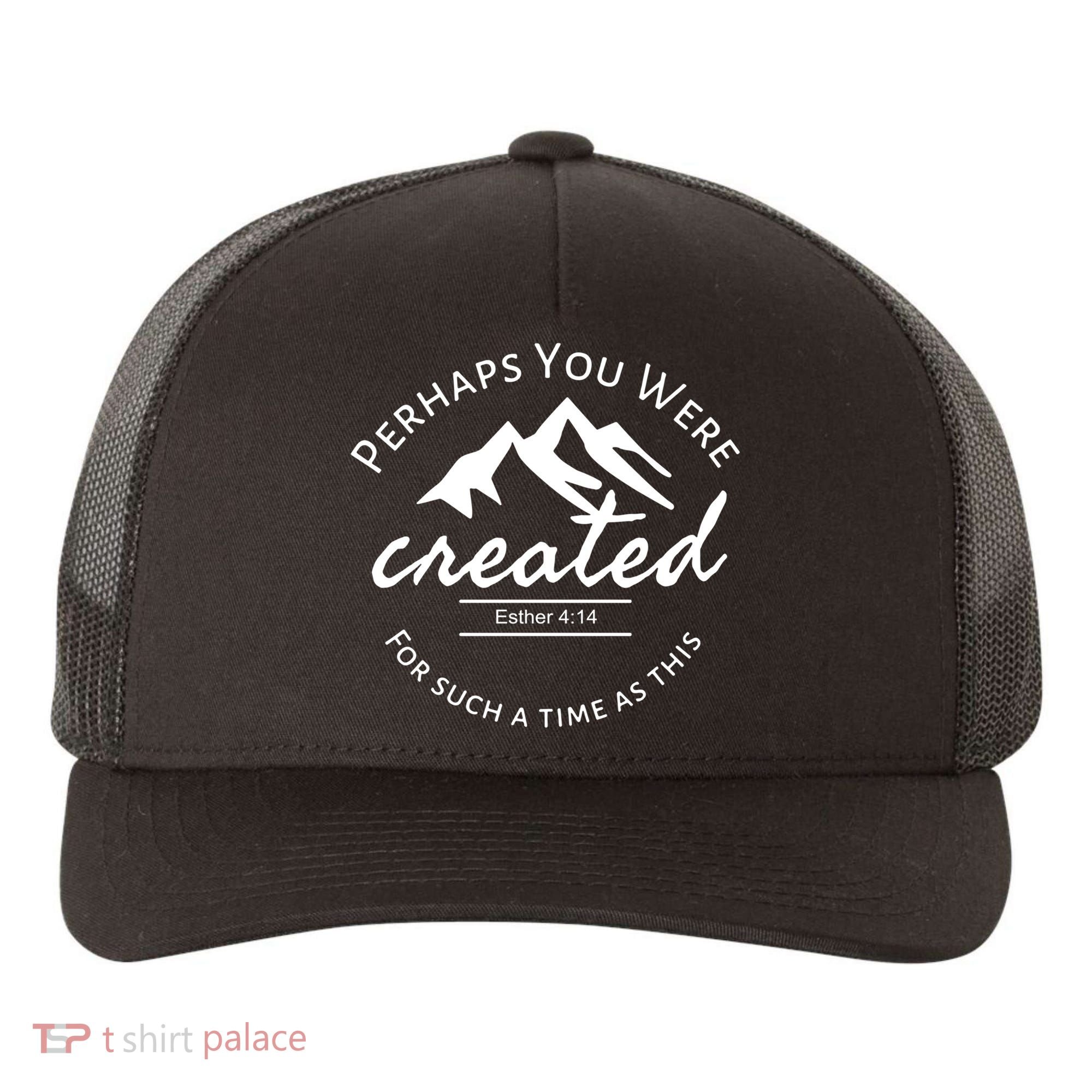 Perhaps You Were Created For Such A Time As This Esther 4 14 Great Gift Yupoong Adult 5-Panel Trucker Hat