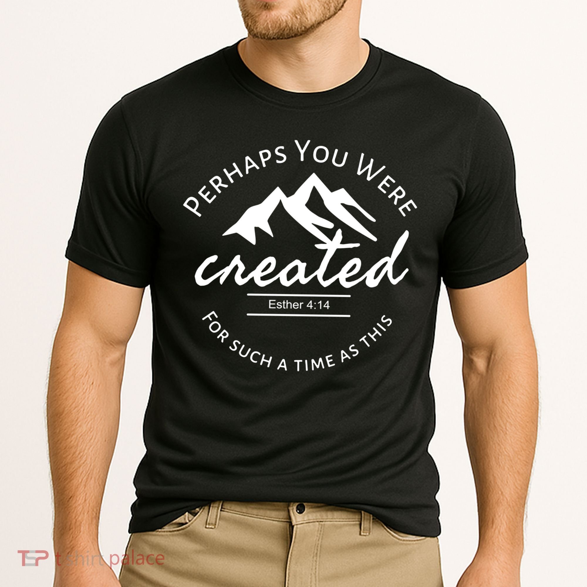 Perhaps You Were Created For Such A Time As This Esther 4 14 Great Gift Cooling Performance Crew T-Shirt
