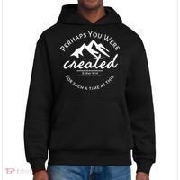 Perhaps You Were Created For Such A Time As This Esther 4 14 Great Gift District V.I.T. Heavyweight Hoodie thumb 0