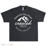 Perhaps You Were Created For Such A Time As This Esther 4 14 Great Gift Urban Oversized Heavyweight T-Shirt thumb 0