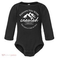 Perhaps You Were Created For Such A Time As This Esther 4 14 Great Gift Baby Long Sleeve Bodysuit thumb 0