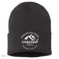 Perhaps You Were Created For Such A Time As This Esther 4 14 Great Gift Sustainable Knit Beanie thumb 0