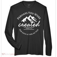 Perhaps You Were Created For Such A Time As This Esther 4 14 Great Gift Zone Performance Long-Sleeve T-Shirt thumb 0