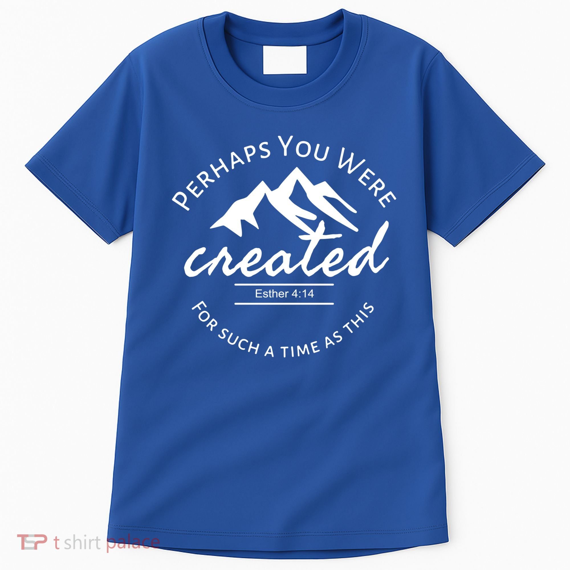 Perhaps You Were Created For Such A Time As This Esther 4 14 Great Gift Tall T-Shirt