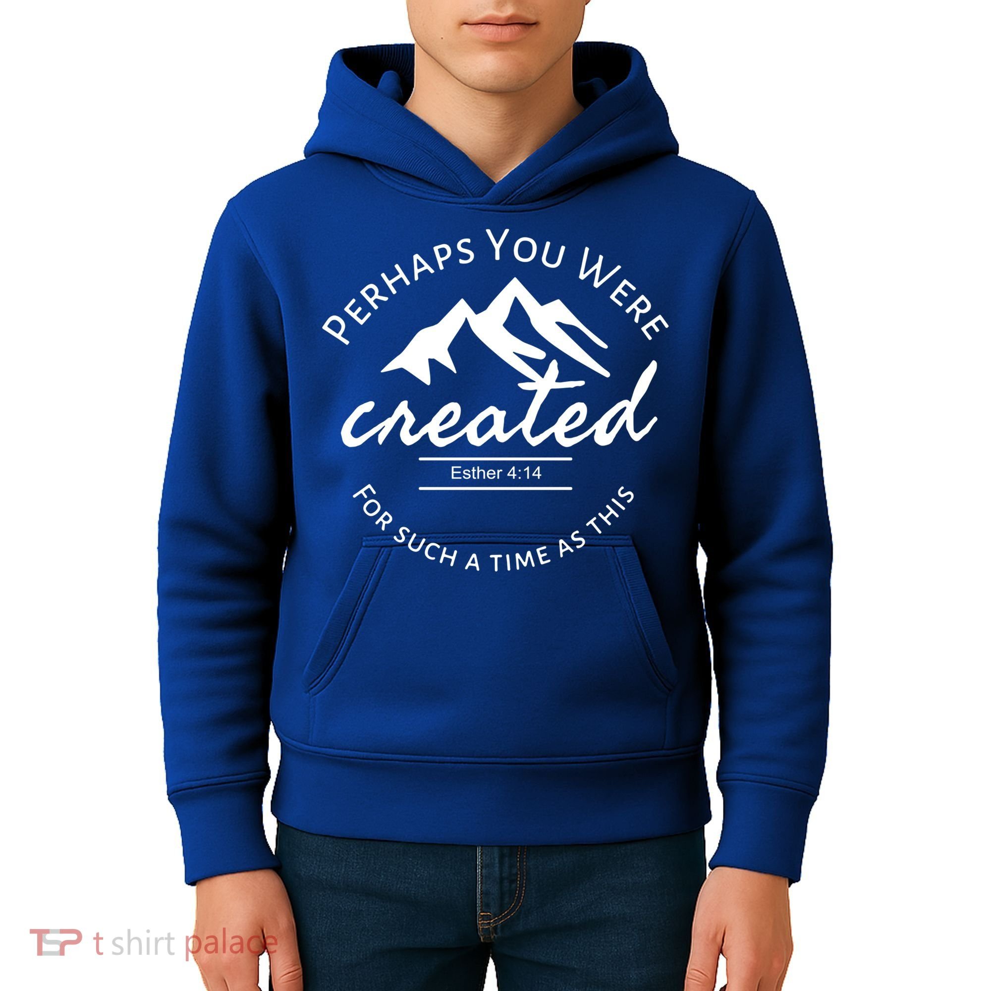 Perhaps You Were Created For Such A Time As This Esther 4 14 Great Gift Kids Hoodie