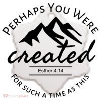 Perhaps You Were Created For Such A Time As This Esther 4 14 Great Gift Ceramic Ornament thumb 2