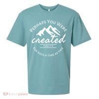 Perhaps You Were Created For Such A Time As This Esther 4 14 Great Gift Sueded Cloud Jersey T-Shirt thumb 0