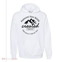 Perhaps You Were Created For Such A Time As This Esther 4 14 Great Gift Comfort Colors Garment-Dyed Hooded Sweatshirt thumb 0