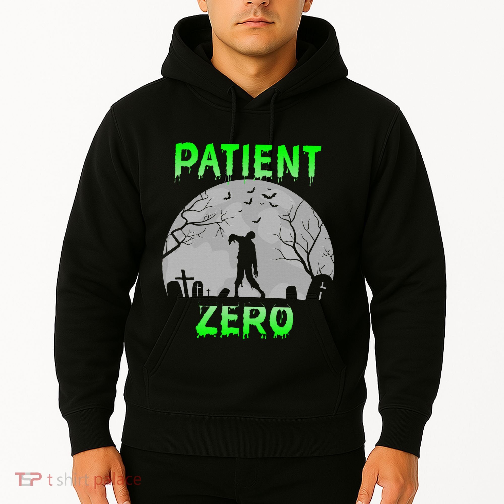 Patient Zero Funny Halloween Zombie Apocalypse Costume Hoodie