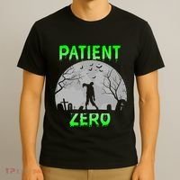 Patient Zero Funny Halloween Zombie Apocalypse Costume T-Shirt thumb 3