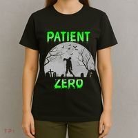 Patient Zero Funny Halloween Zombie Apocalypse Costume T-Shirt thumb 4
