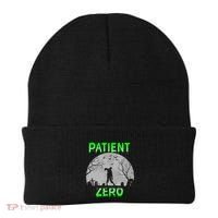 Patient Zero Funny Halloween Zombie Apocalypse Costume Beanie thumb 0