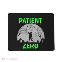 Patient Zero Funny Halloween Zombie Apocalypse Costume Mousepad thumb 0