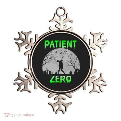 Patient Zero Funny Halloween Zombie Apocalypse Costume Ornament
