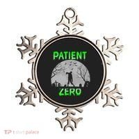 Patient Zero Funny Halloween Zombie Apocalypse Costume Ornament thumb 0